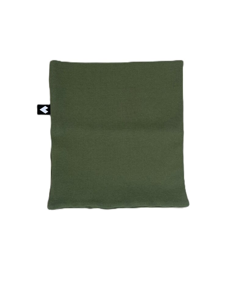 Rievotā tuneļšalle bērniem (haki zaļa) | Kakla sildītājs