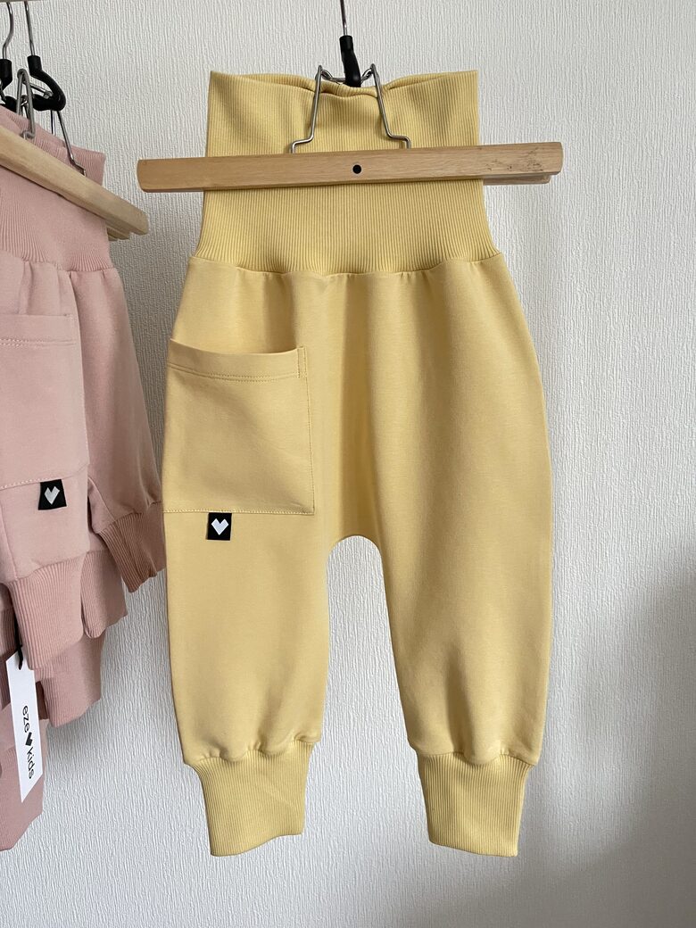 BIKSES BĒRNIEM - sviesta dzeltenas ar kabatiņu