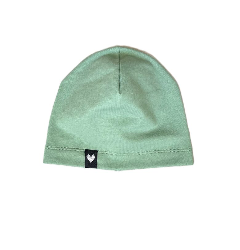 Plānā kokvilnas trikotāžas cepure bērniem (viena slāņa) - Mint