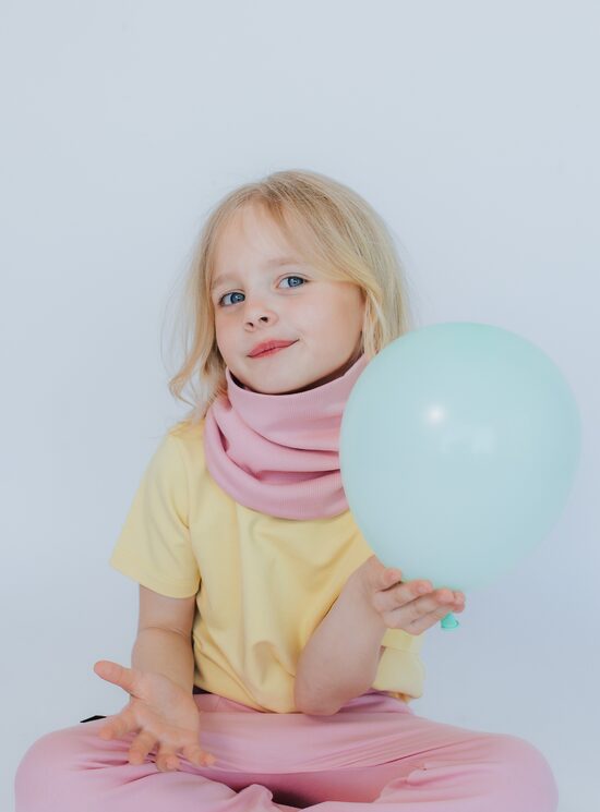 ŠALLE - gaiši rozā x rievota ar oderi