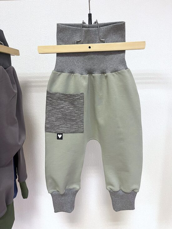 BIKSES - māla pelēkas ar kabatiņu 