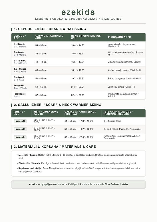 size guide