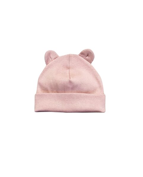 CEPURE - pūderrozā no rievota materiāla ( ar austiņām un oderi )